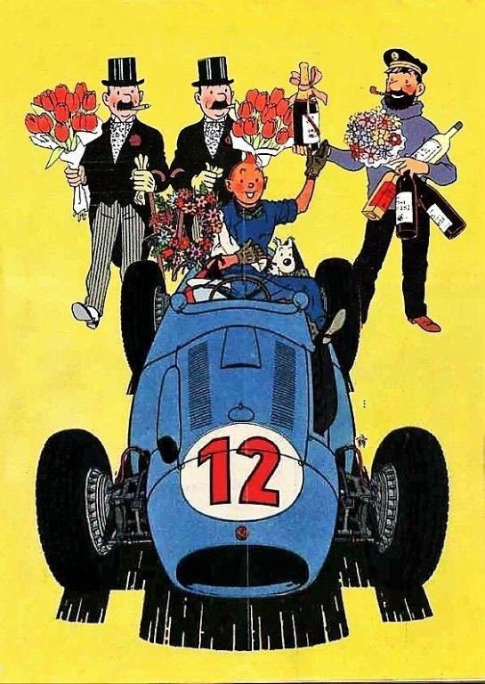 Tintin et le sport automobile