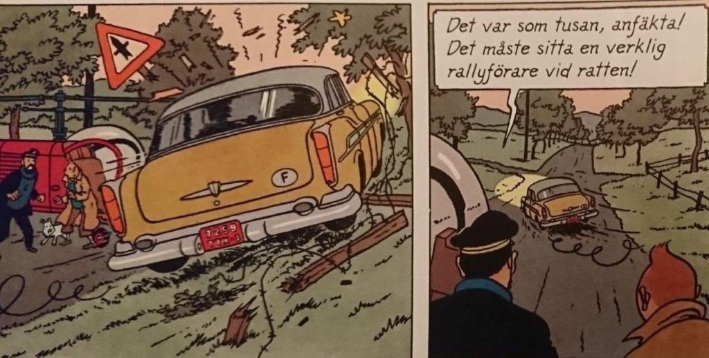 Tintin et le sport automobile