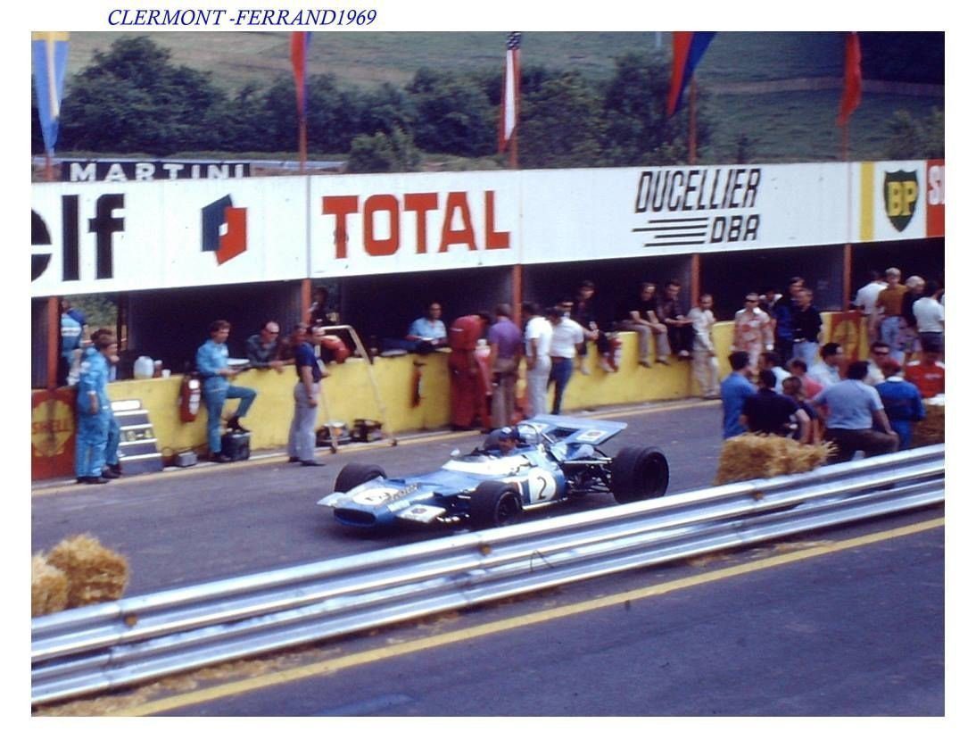  Jo Ramirez conduisant la Matra de Jackie Stewart GP France 1969 Charade @ Alain Moreau - Patrice Lafilé