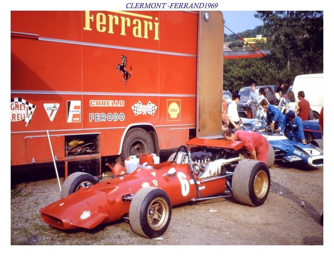 Ferrari et Matra GP France 1969 Charade @ Alain Moreau - Patrice Lafilé