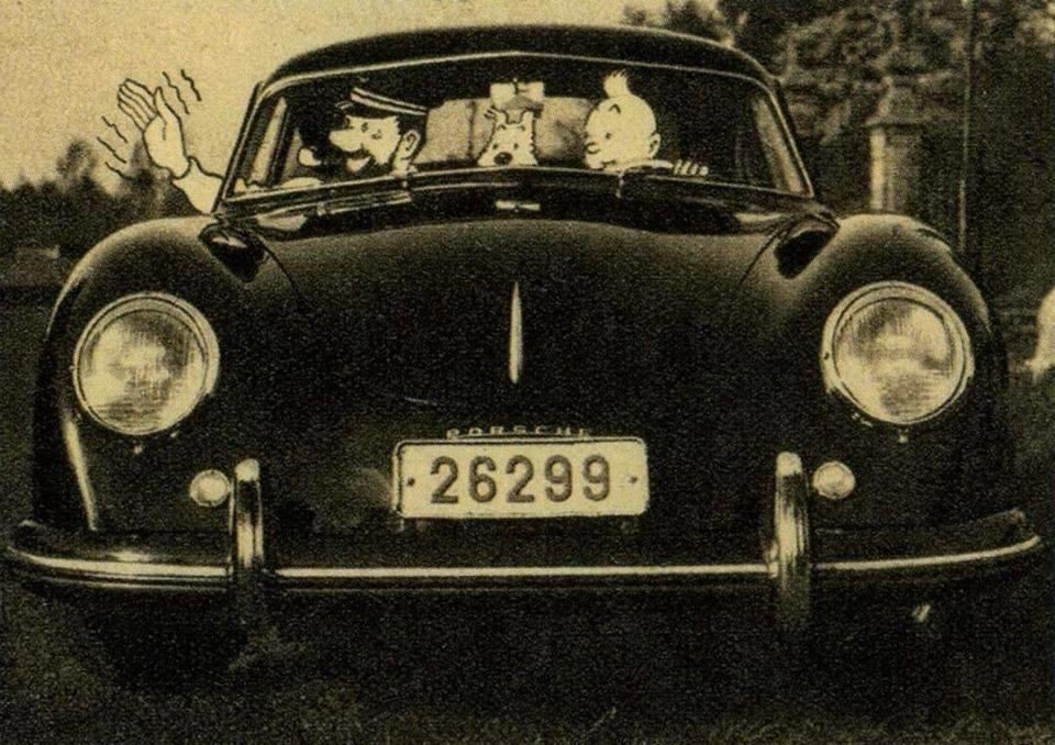 Tintin et le sport automobile