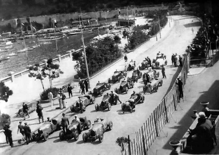 1929 GP Monaco-Grille de départ @DR