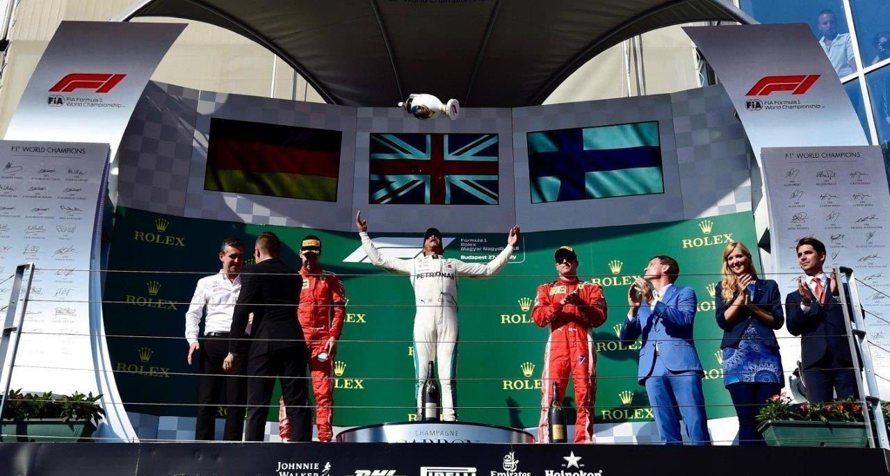 GP Hongrie 2018 - Hamilton vainqueur@ DR