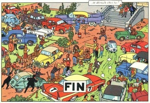 hergé,franquin,tintin,gaston lagaffe,spirou,voitures,classic courses,pierre ménard,spa francorchamps