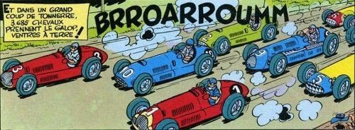 hergé,franquin,tintin,gaston lagaffe,spirou,voitures,classic courses,pierre ménard,spa francorchamps