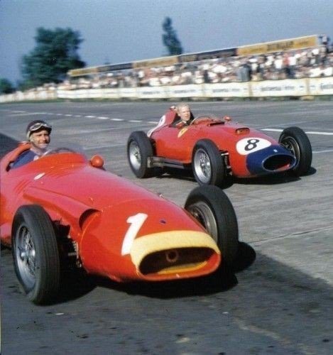 juan manuel fangio,mike hawthorn,peter collins,francis rainaut,françois blaise