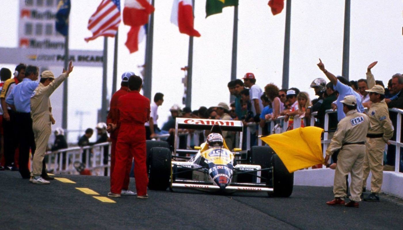 Nigel Mansell-Williams-Judd-Grand Prix de France 1988-Circuit Paul Ricard