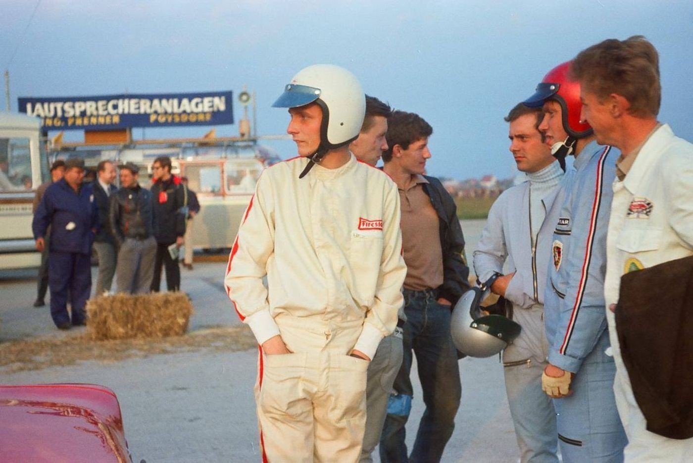 Niki Lauda à Vienne-Aspern en 1969 pour une course de Sport © DR