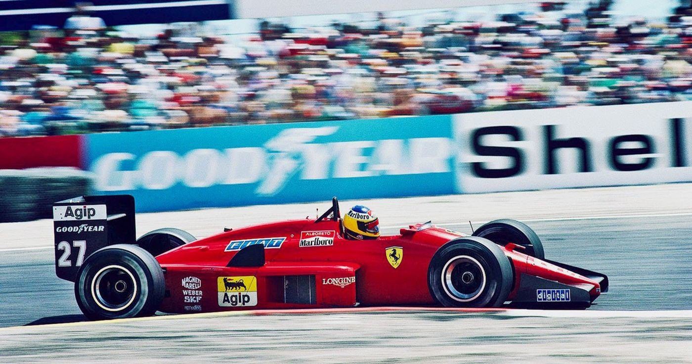 Michele Alboreto-Ferrari-Grand Prix de France 1988-Circuit Paul Ricard