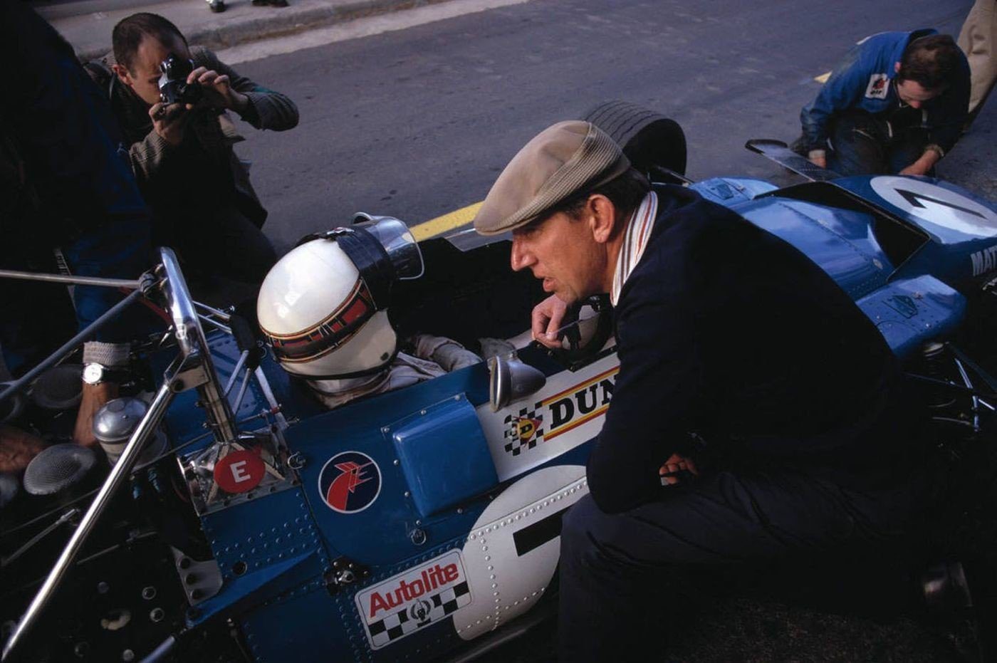 Le tandem Stewart-Tyrrell qui offrit à Matra le titre tant attendu par Jean-Luc Lagardère © DR