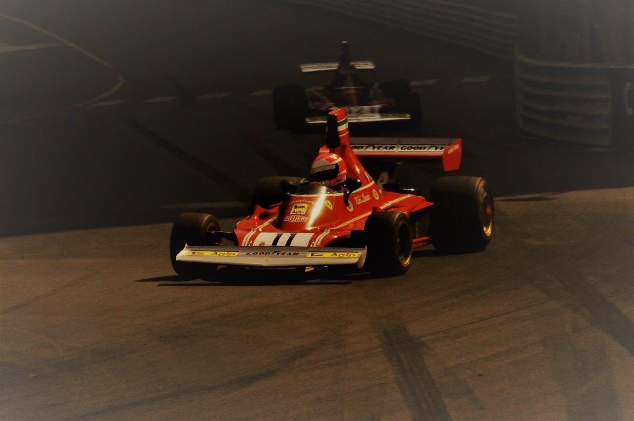 GP Monaco Historique 2018 - Ferrari 312 B3 - ex Niki Lauda 1974 - Plateau F @ Classic Courses