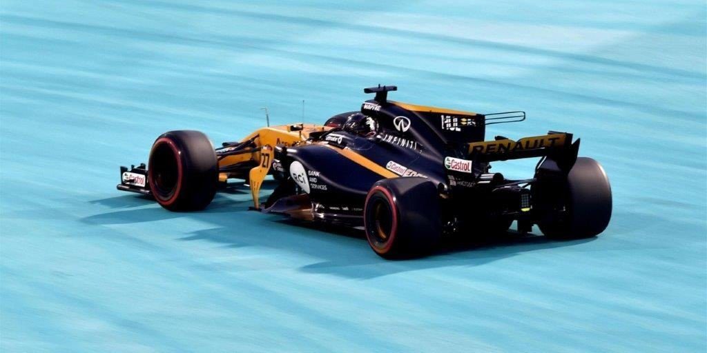 GP Abu Dhabi 2017 Hulkenberg Renault @ DR