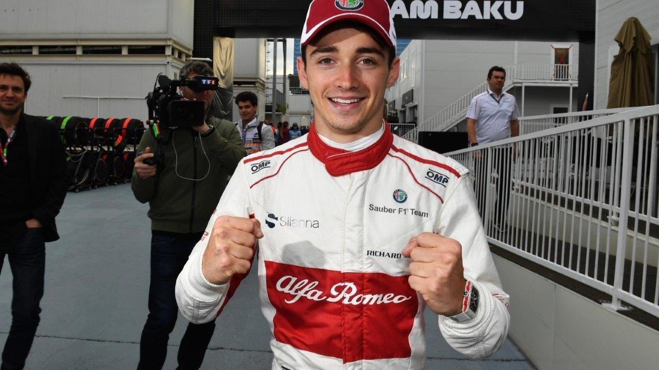 GP Bakou 2018 - Leclerc - Sauber2 @DR