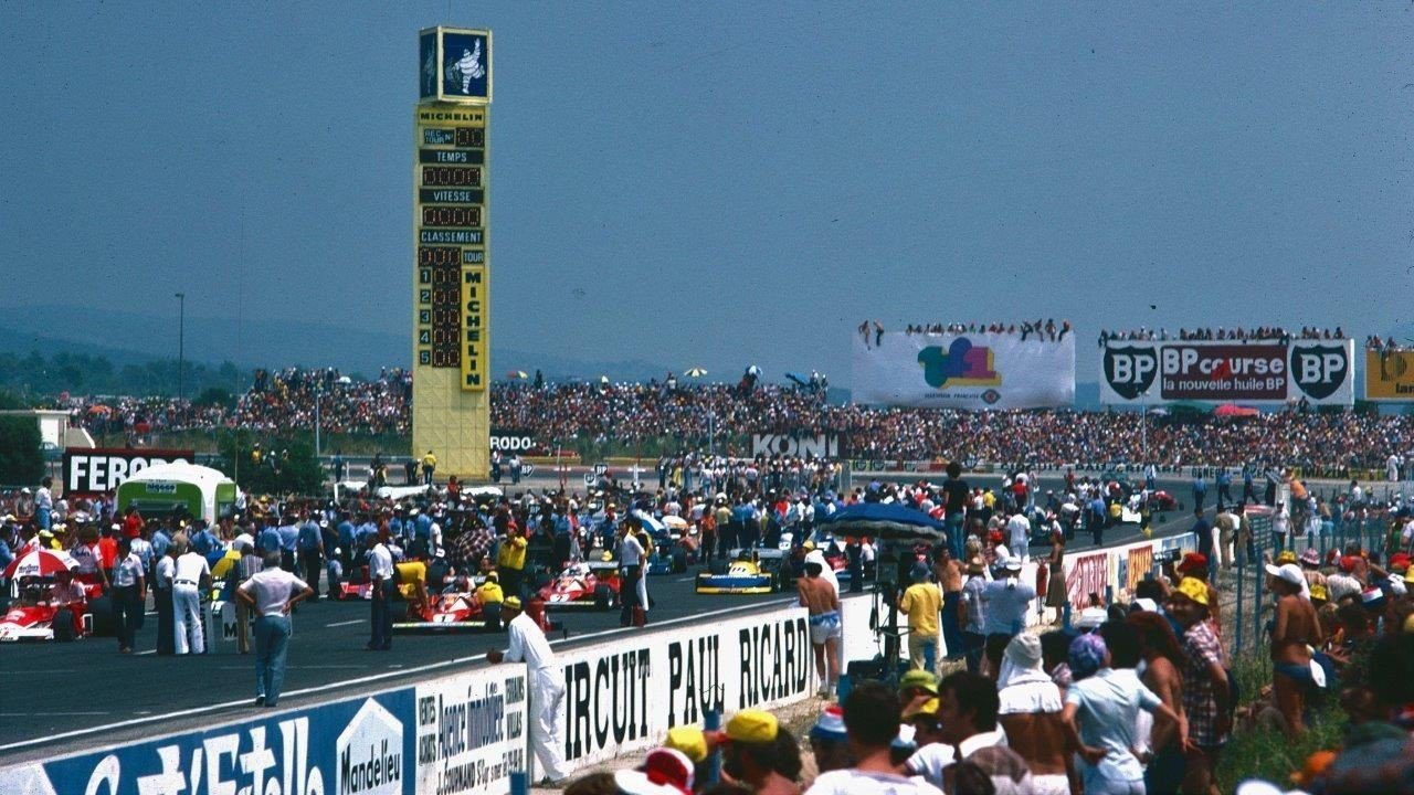 GP France 1976 Paul Ricard - Grille de départ © Olivier ROGAR