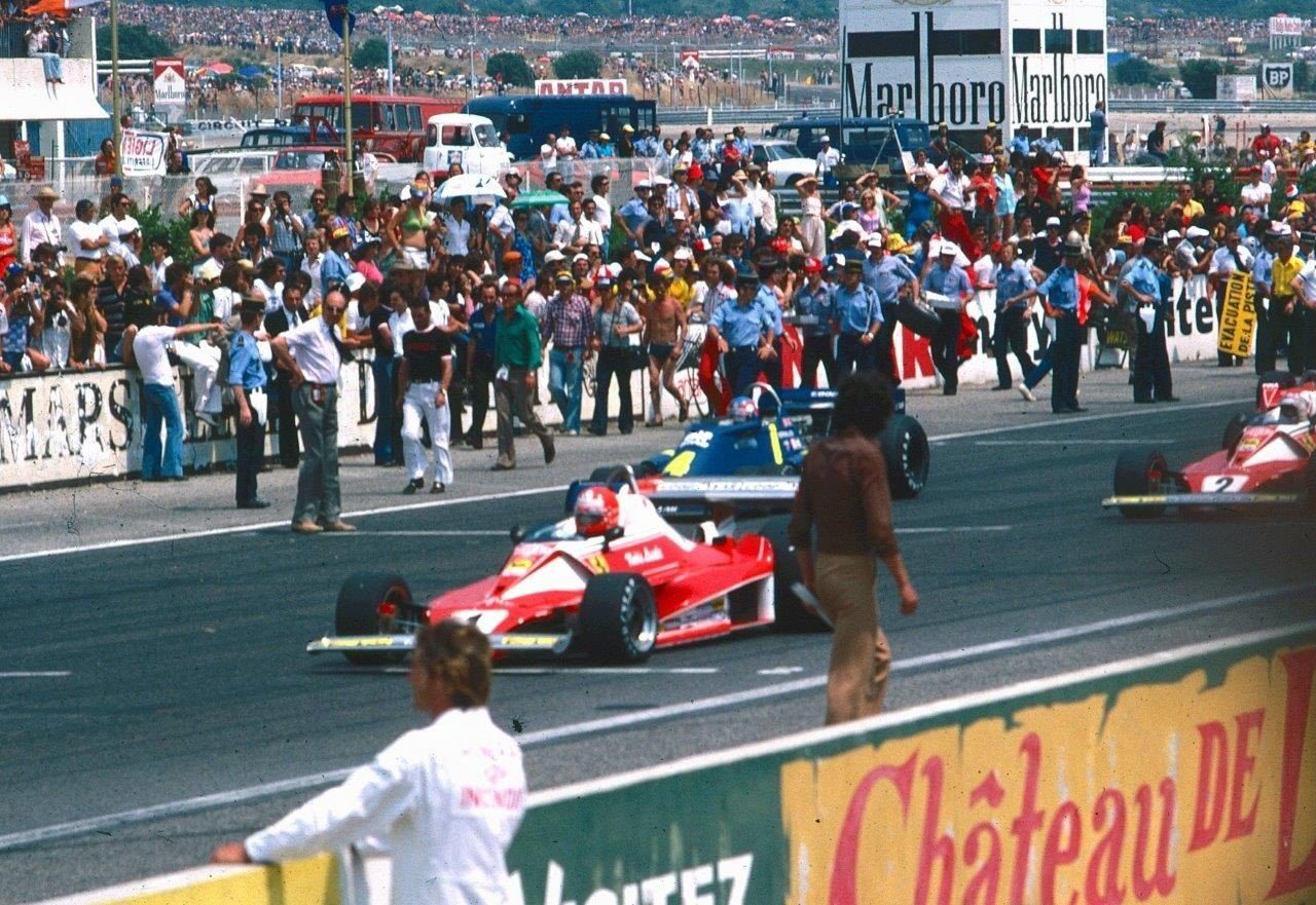 GP France 1976 Paul Ricard - Grille de départ - Niki Lauda - Ferrari 312 T2 026 © Olivier ROGAR