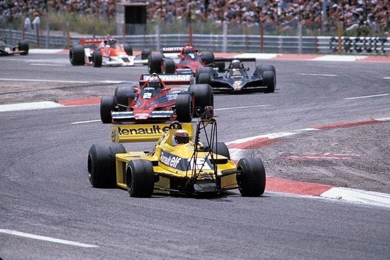 GP France 1978 - Jackie Stewart - Renault RS01 Camera @ DR