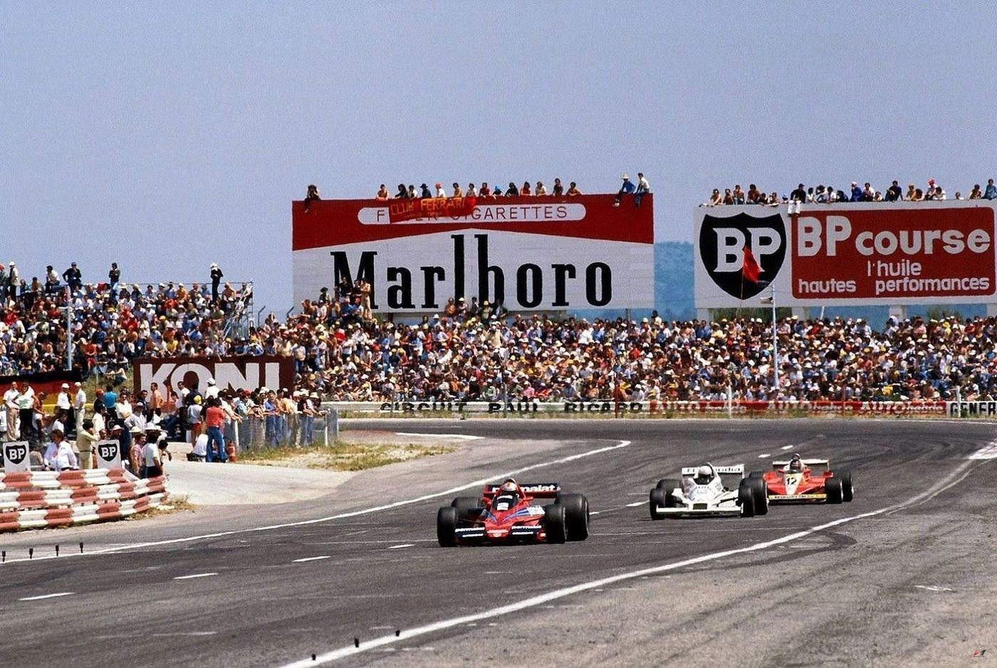 GP France 1978 - John Watson - Alan Jones - Gilles Villeneuve @DR