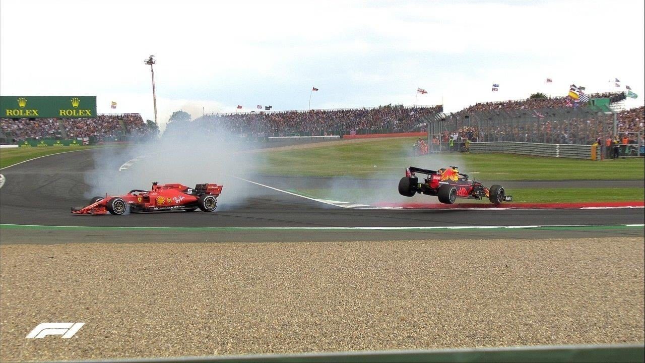 GP Grde Bretagne 2019 - Vettel - Verstappen