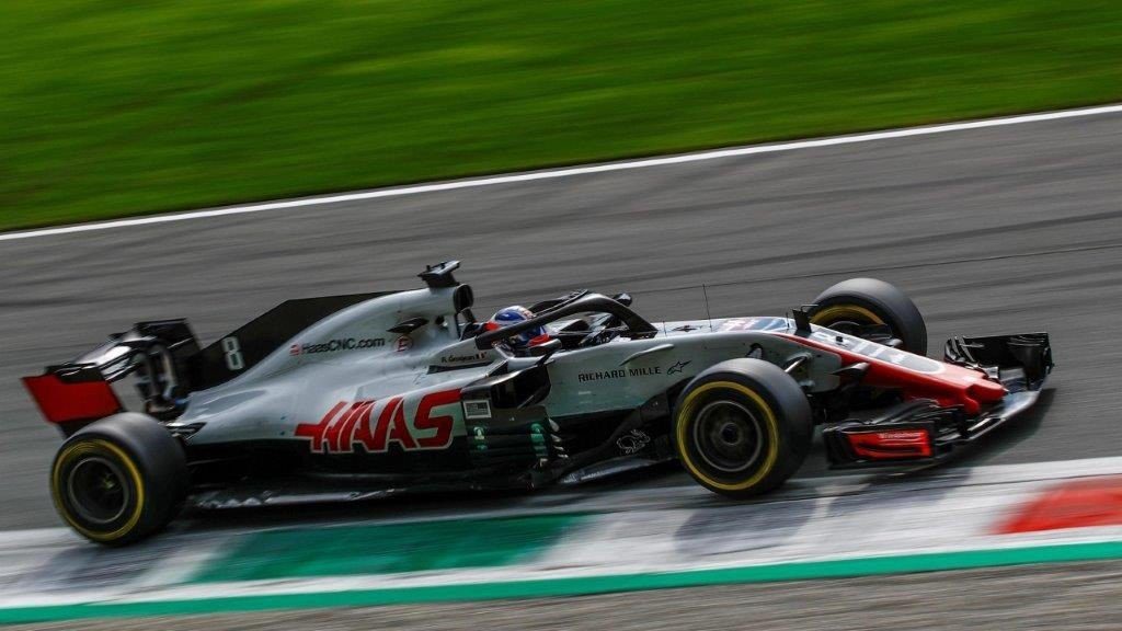 GP Italie 2018 - Romain Grosjean - Haas @ DR