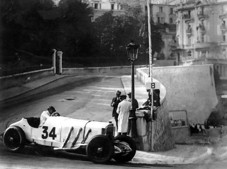 GP Monaco 1929 - Rudolph Carracciola - Epingle de la gare @ DR