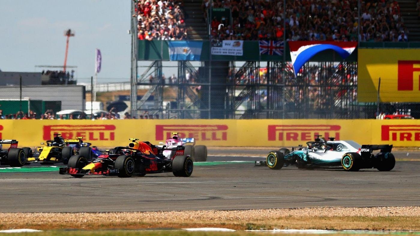 GP Silverstone 2018 - Lewis Hamilton - Mercedes - 1er tour @ DR