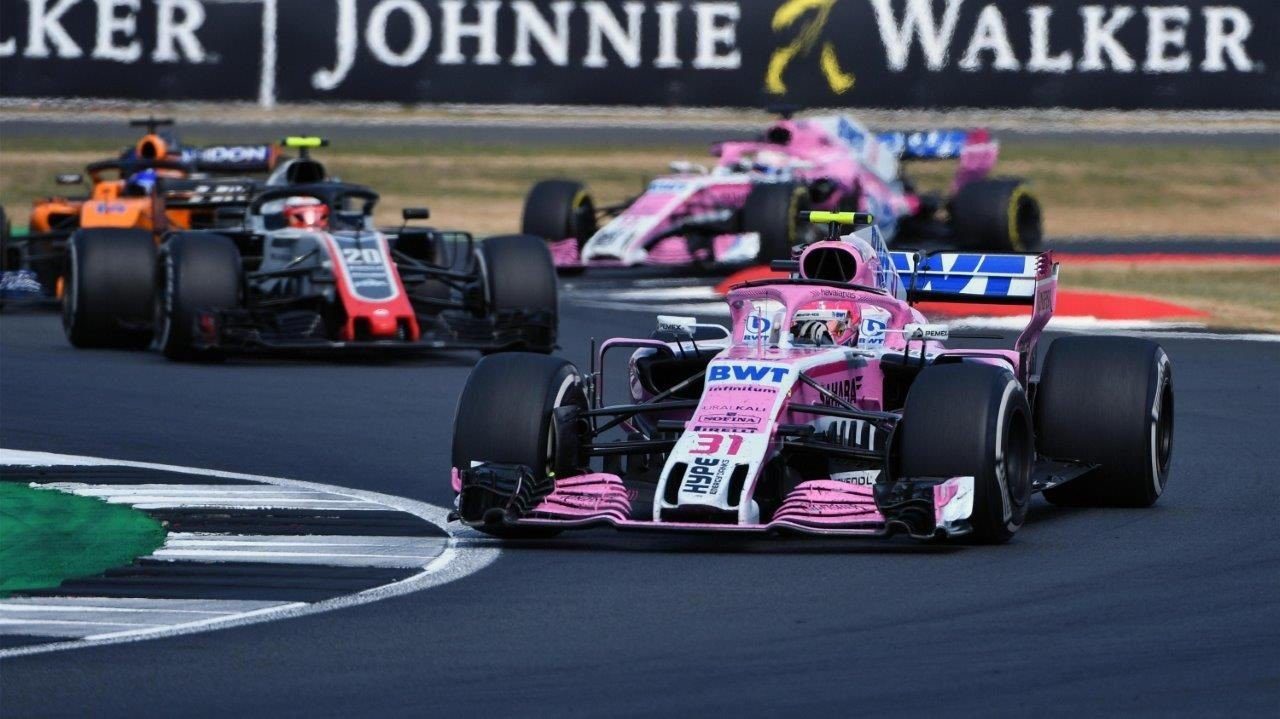 GP Silverstone 2018 - Ocon - Perez - Force India @ DR