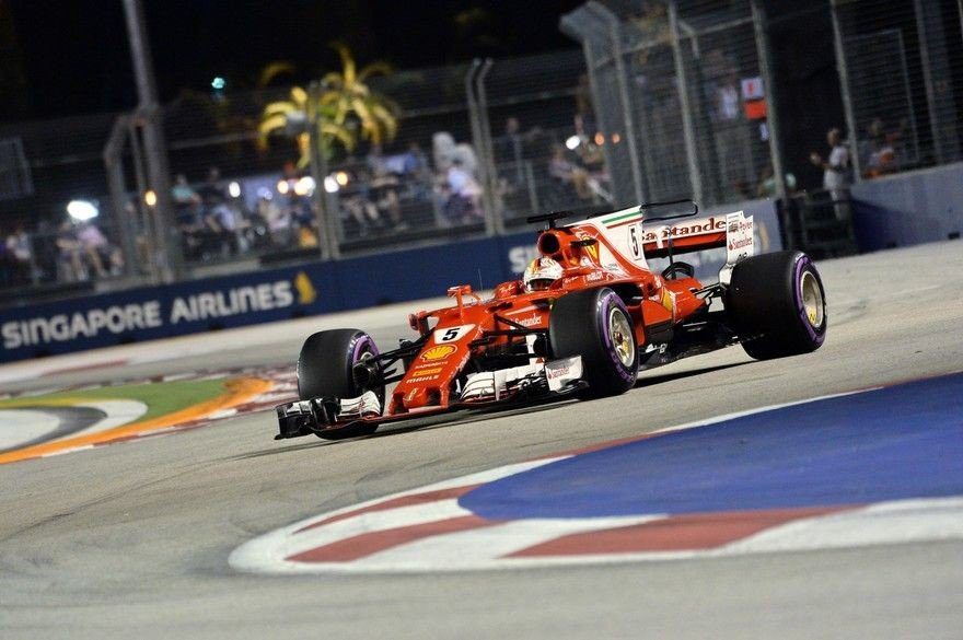 GP Singapour 2017 - Sebastian Vettel - Pole - Ferrari @ DR