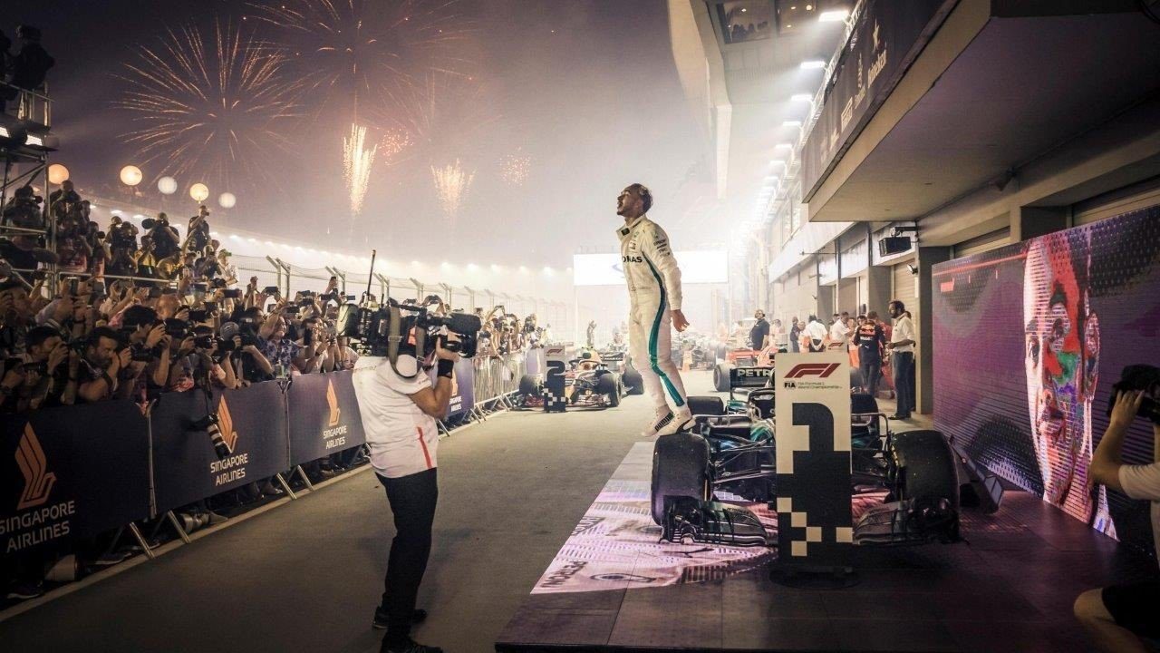 GP Singapour - Lewis Hamilton @ DR