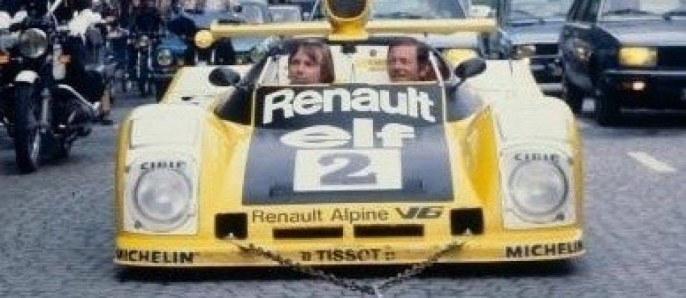 Le Mans 1978 - Didier Pironi - Jean-Pierre Jaussaud Alpine A442 sur les Champs Elysées @ DR