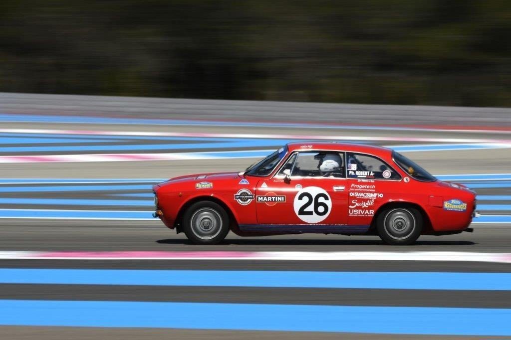 Paul Ricard Historic Tour 2017 Alfa Romeo 2000 GTV Philippe Robert @ DR