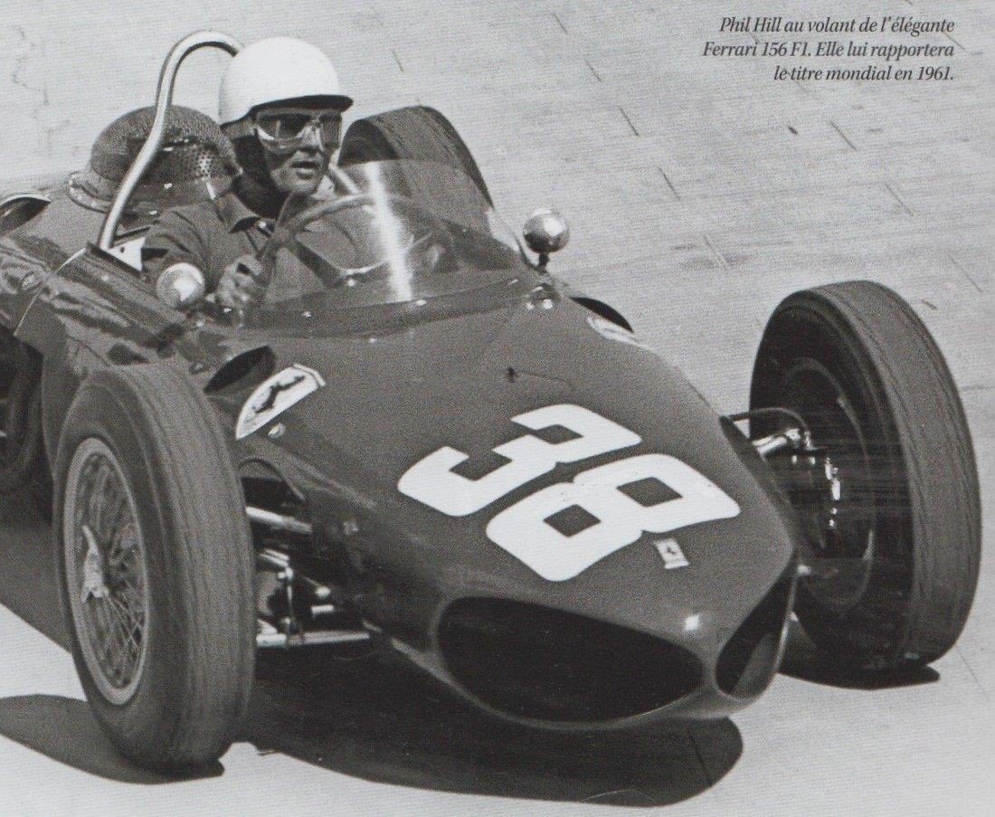 Phil Hill - Ferrari 156 Shark nose @ DR