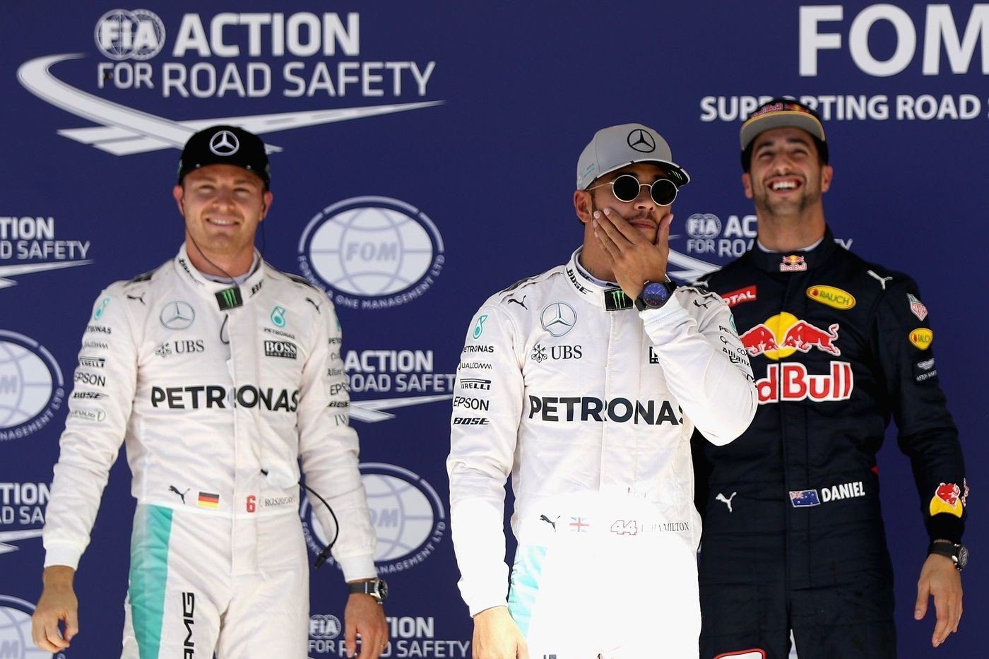 USA 2016 Hamilton podium