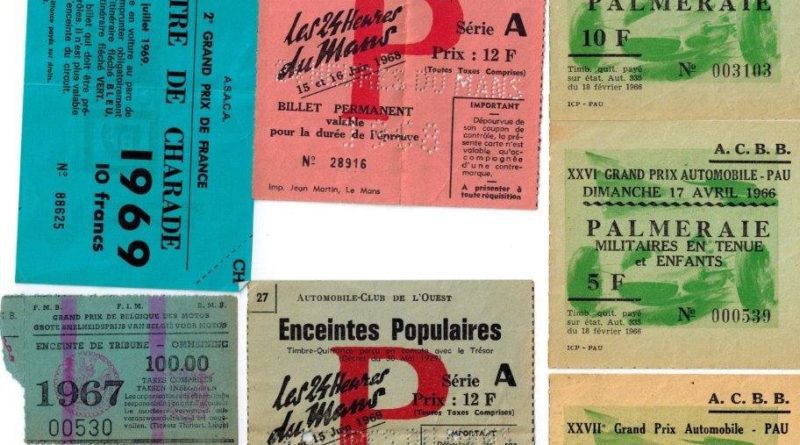 Autographes de pilotes
