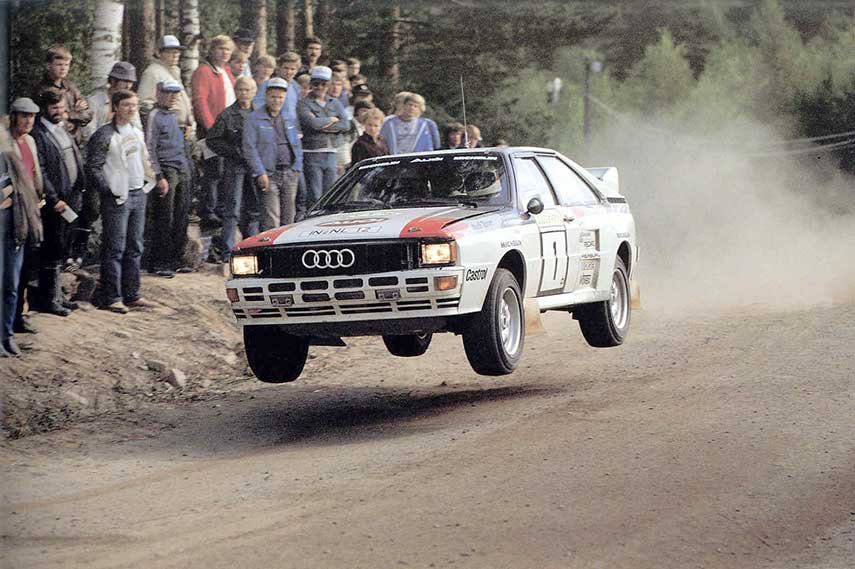 Hannu Mikkola 1000 Lacs 1983 - Audi Quattro