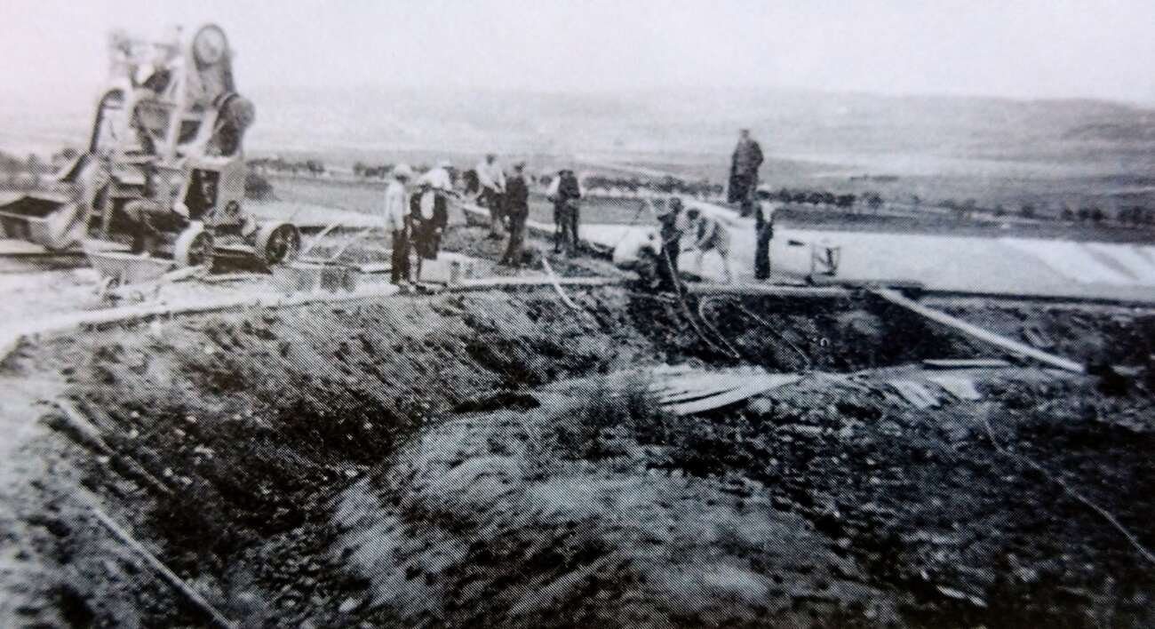 Construction du circuit de Brno en 1930