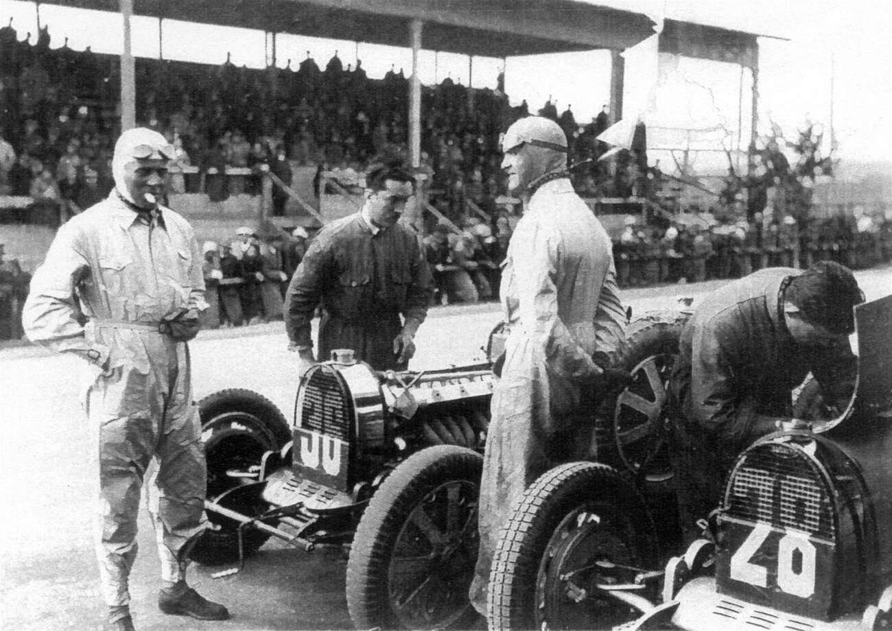 Varzi et Chiron à Brno en 1931