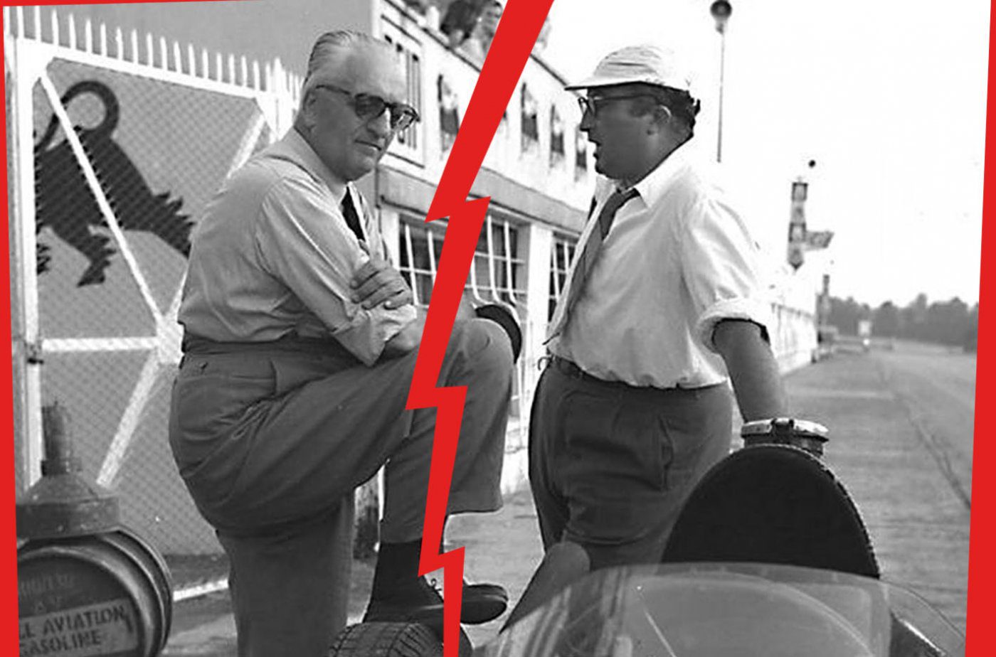 Enzo Ferrari et Carlo Chiti