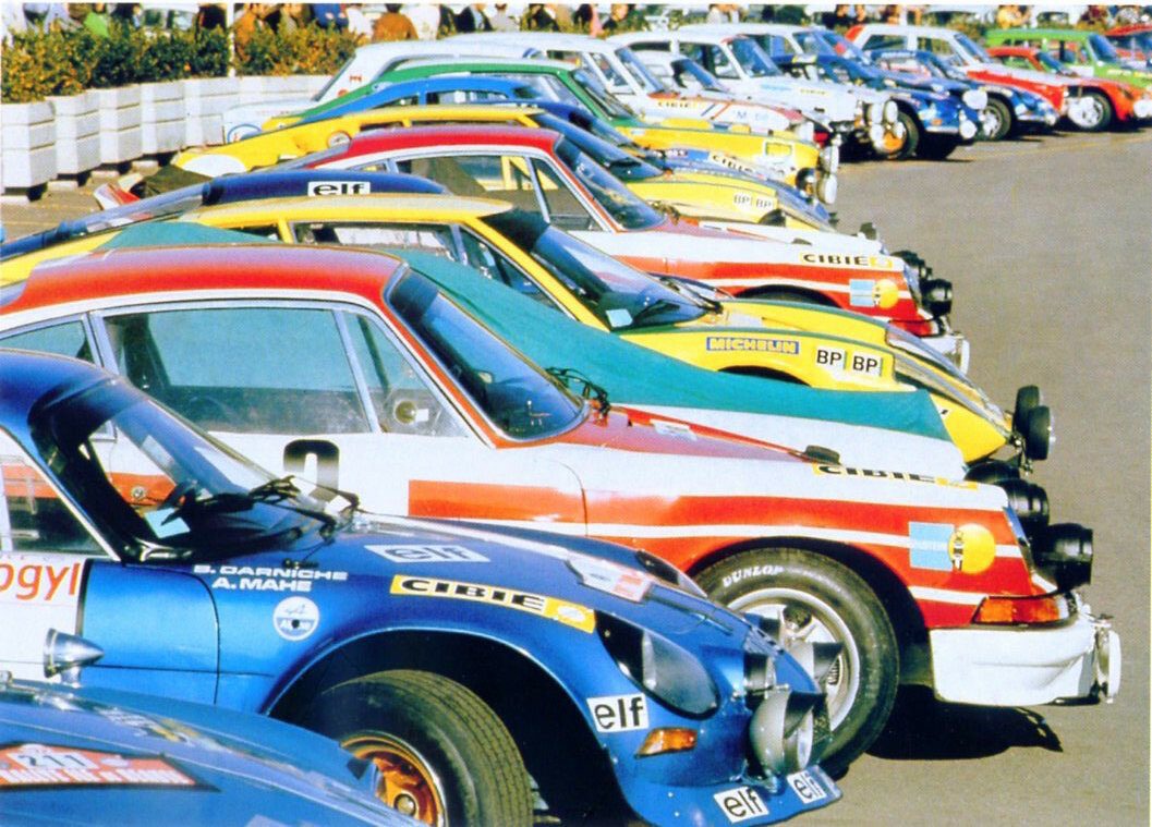 Parc fermé Tour de Corse 1972